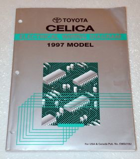  CELICA ST GT Factory Electrical Wiring Diagrams Shop Manual EWD 97