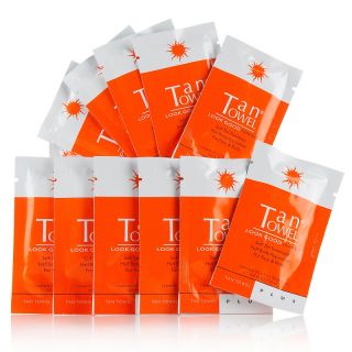  Tanning Self Tanners TanTowel® Half Body PLUS Towelettes   12 pack