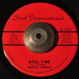 SOUL FUNK 45   Ernest Thomas   Soul Time   RARE HEAR