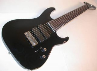 ESP SC 208 Stephen Carpenter 8 String Electric Guitar Black LSC208BLK