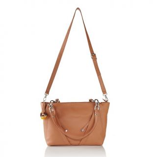 Barr and Barr Pebbled Leather Satchel with Pockets