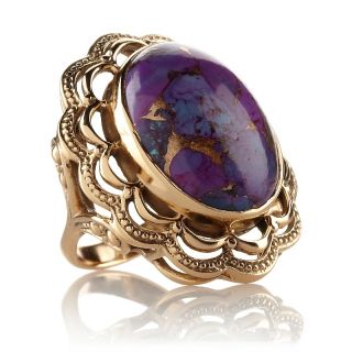 Jewelry Rings Gemstone Nicky Butler Metal Matrix Purple Turquoise