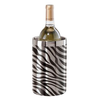 Oggi Stainless Steel Zebra Wine Cooler