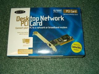 Belkin Desktop Network PCI Card 10 100 Ethernet LAN PCI Card