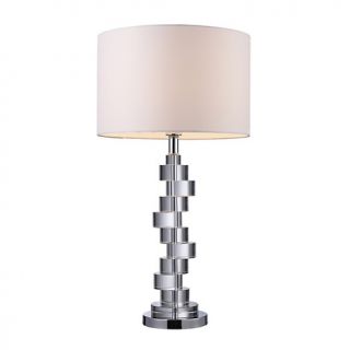 Dimond Lighting 30 Armagh Clear Crystal and Chrome Table Lamp