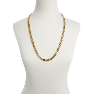 Stately Steel Stately Steel Goldtone Curb Link 30 1/2 Necklace