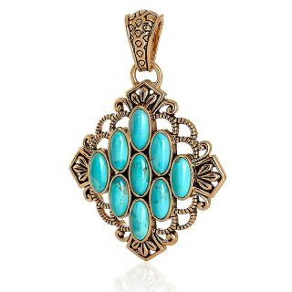  blue turquoise bronze pendant note customer pick rating 22 $ 29 90 s