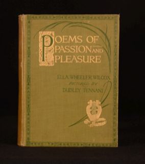 1914 Poems of Passion and Pleasure Ella Wheeler Wilcox Colour Plates
