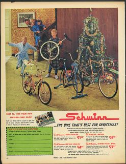 The Bike Thats Best for Christmas Schwinn Fastback Sting Ray Ad 1967