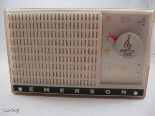 Vintage Emerson 555 The All American Transistor Radio