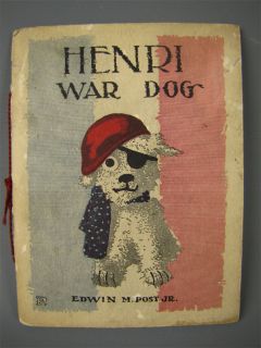 Antique Henri War Dog 1915 Reprint Edwin M Post Jr