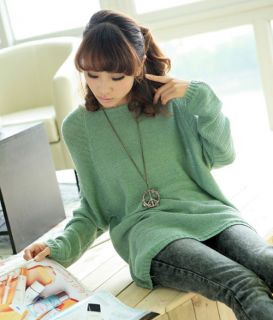  casual blouse purity top shirt jumpers knit 4clr m0007 white green
