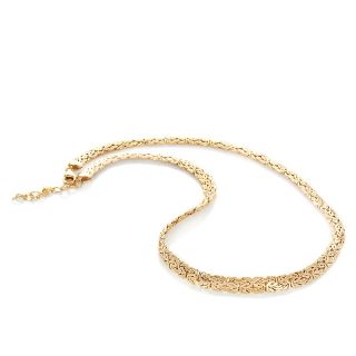 Jewelry Necklaces Chain Technibond® Classic Byzantine Link