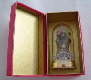 Vintage Elsa Schiaparelli Shocking Perfume Presentation with Glass