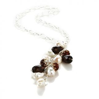 Jewelry Necklaces Drop Sally C Treasures Convertible Pearl and