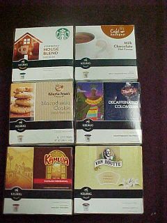 Keurig Coffee combo Collection 6 Flavors K cups (104 total cups ) (6