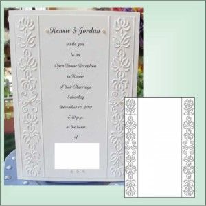  Limited Edition Universal Embossing Folder Couture Creation