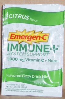 Emergen C Immune System Suypport Citrus Drink Packets 70 packets
