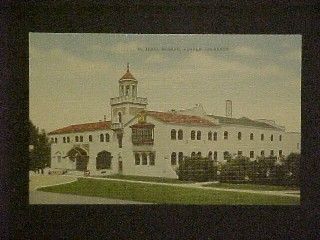 El Jebel Mosque Denver Colorado Co Linen Postcard