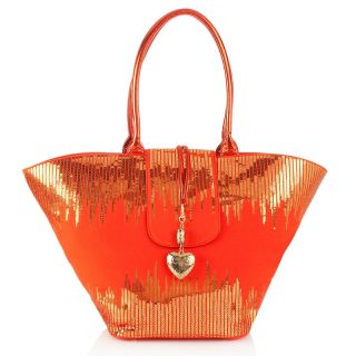  boyce waterfall woven canvas and sequin tote rating 7 $ 17 48 s h