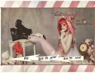 EMILIE AUTUMN From The Asylum Pantry Double Sided Promo Sheet Very