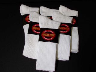 White Cotton Dress on Elders Mens 6 Pair White Cotton Ribbed Dress Socks