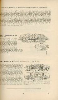 Patents for Inventions Railway Trams Undercarriage 1926 30