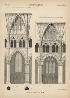  sectional compartment of the nave of lincoln cathedral sectional