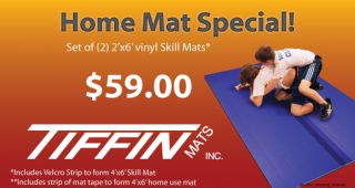  Home Use Vinyl Mats 2 2x6 Wrestling Exercise Equipment Mat