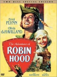 The Adventures of Robin Hood Errol Flynn 1938 DVD New