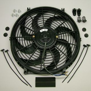 Speed 2053s Electric Cooling Fan 14 s Blade Curved 2000 CFM