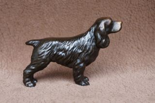 Vintage Metal TROPHY CRAFT English Springer COCKER SPANIEL Dog