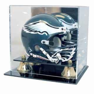 Football Fan NFL Coaches Choice Helmet Display Case   Eagles