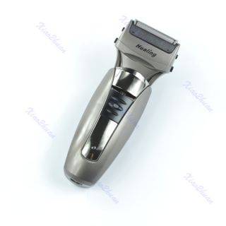 Rechargeable Electric Mens Head Reciprocating Shaver Double Edge Razor