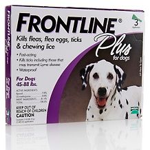 frontline plus 3 pack flea treatment for large dogs a $ 54 95 $ 61 95