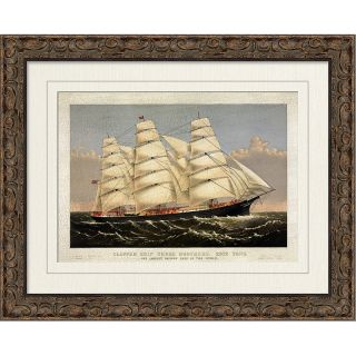 House Beautiful Marketplace Clipper Ship   Framed Giclee Print