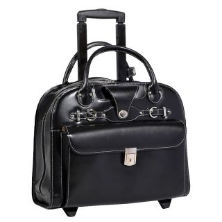 Home Luggage Wheeled Luggage McKlein Edgebrook Italian Leather