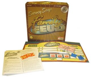  FEUD 3rd Edition tv show game, Endless Games, complete, Survey Says
