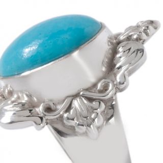 Himalayan Gems™ Turquoise Sterling Silver Scroll Ring at