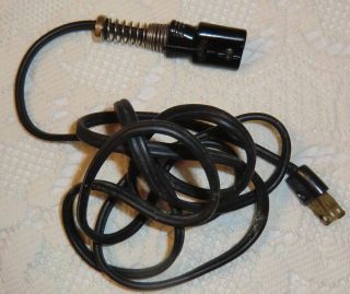  Electric 6 ft Appliance Replacement Cord with Bakelite Male End