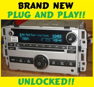 New Unlocked 2007 09 Chevy Equinox 6 CD Changer Radio 3 5mm Aux iPod
