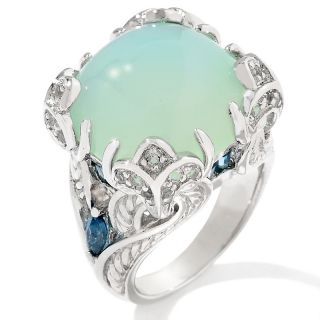 Jewelry Rings Gemstone Victoria Wieck 1.07ct Seafoam Chalcedony