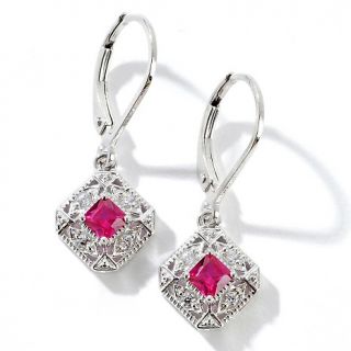 Xavier Absolute™ and Created Gemstone Drop Earrings at