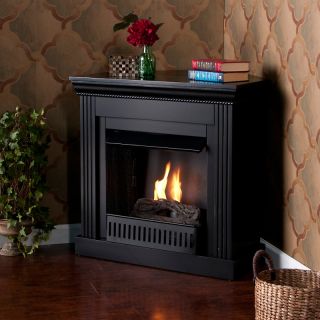Wexford Petite Convertible Black Gel Fireplace