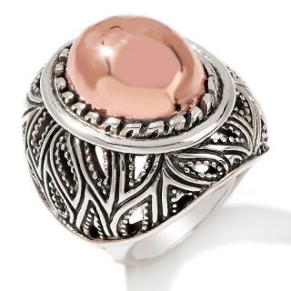 Studio Barse Copper and Sterling Silver Oval Ring
