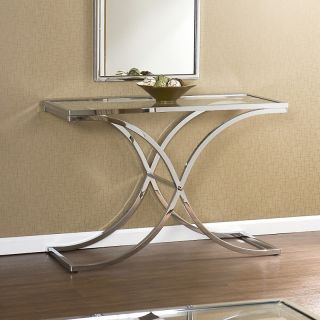 Home Furniture Accent Furniture Tables Vogue Chrome Sofa Table