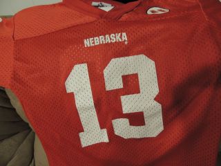 Nebraska Cornhuskers Huskers Red Izaw 13 Football Jersey Youth Small
