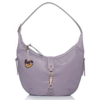 Barr and Barr Pebbled Calfskin Leather Hobo with Belt Strap