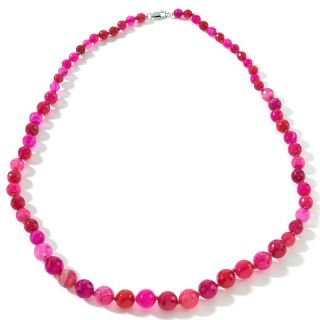 Sonoma Studios Pink Honeysuckle Agate 24 Necklace