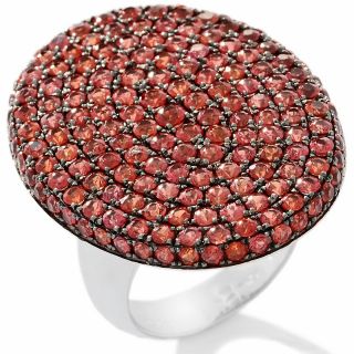  orange sapphire sterling silver statement ring rating 9 $ 704 95 or
